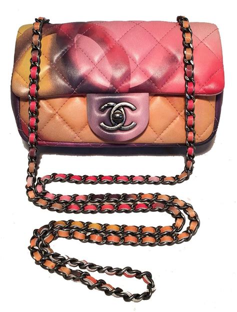 chanel flower power mini flap bag|Chanel mini flap bag fashionphile.